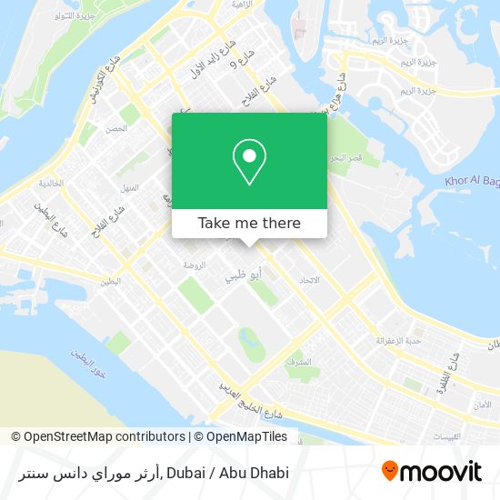 أرثر موراي دانس سنتر map