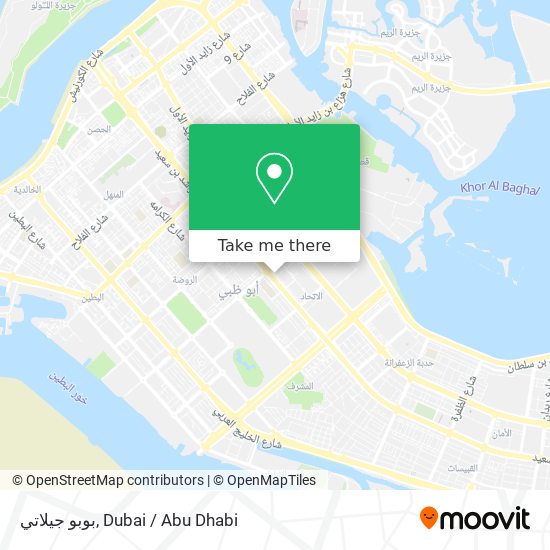 بوبو جيلاتي map