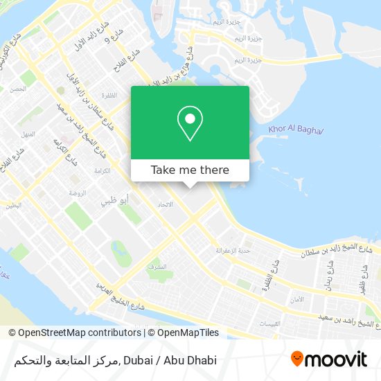 مركز المتابعة والتحكم map