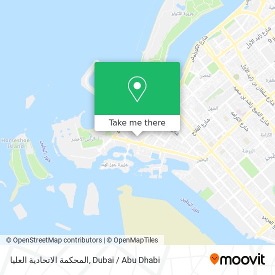 المحكمة الاتحادية العليا map
