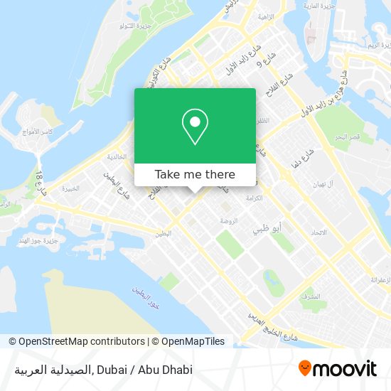 الصيدلية العربية map