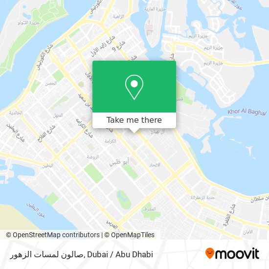 صالون لمسات الزهور map