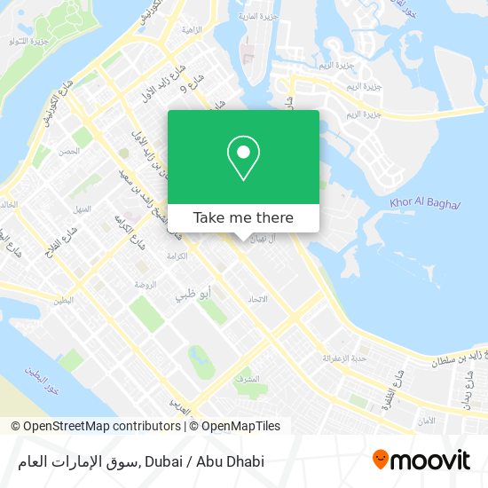 سوق الإمارات العام map