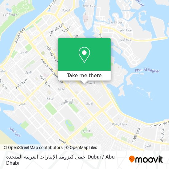 حمى كيزومبا الإمارات العربية المتحدة map