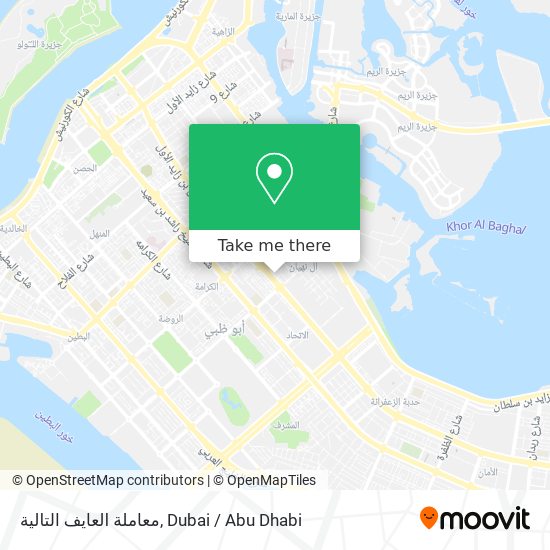 معاملة العايف التالية map