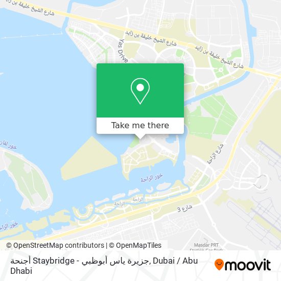 أجنحة Staybridge - جزيرة ياس أبوظبي map
