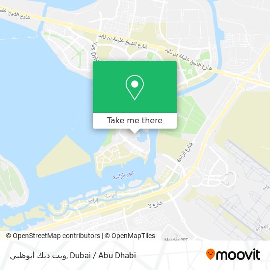 ويت ديك أبوظبي map