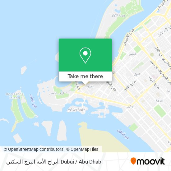 أبراج الأمة البرج السكني map