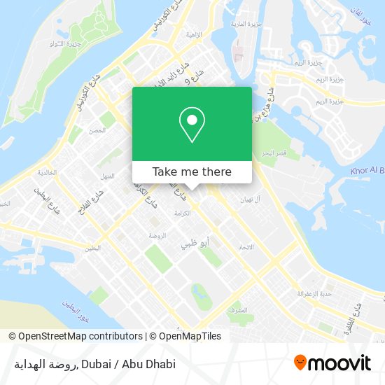 روضة الهداية map