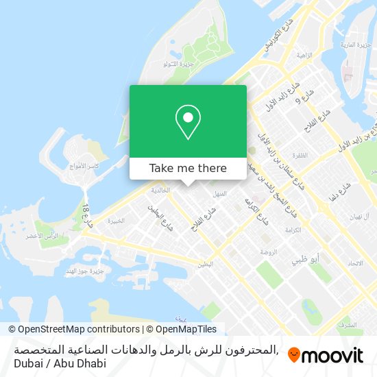 المحترفون للرش بالرمل والدهانات الصناعية المتخصصة map