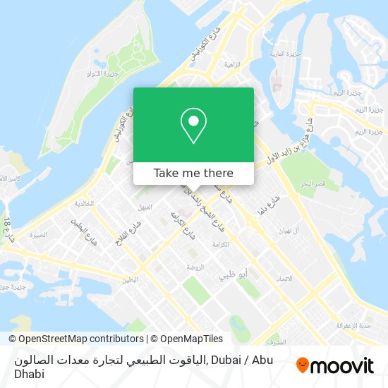 الياقوت الطبيعي لتجارة معدات الصالون map