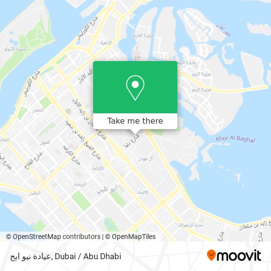 عيادة نيو ايج map