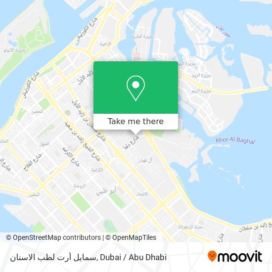 سمايل أرت لطب الاسنان map