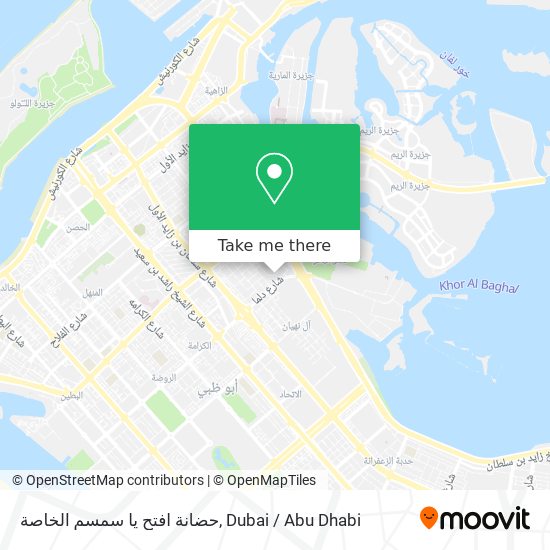 حضانة افتح يا سمسم الخاصة map