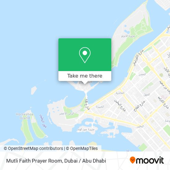 Mutli Faith Prayer Room map