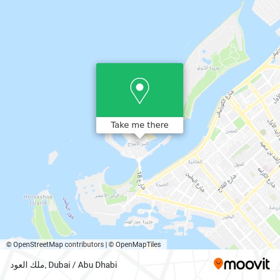 ملك العود map