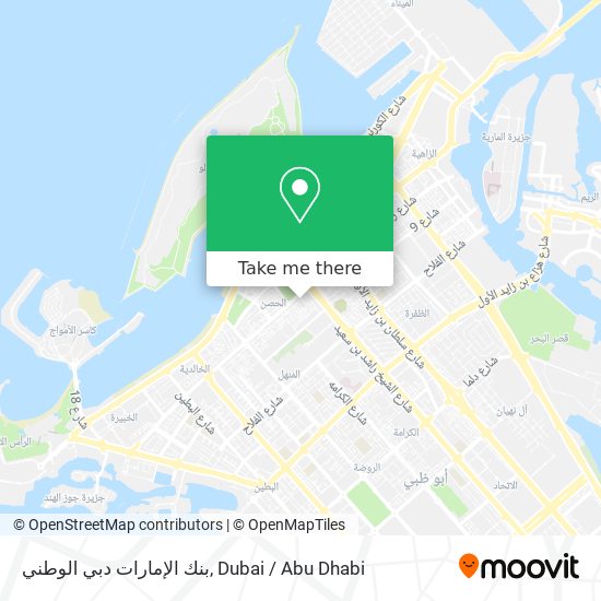 بنك الإمارات دبي الوطني map