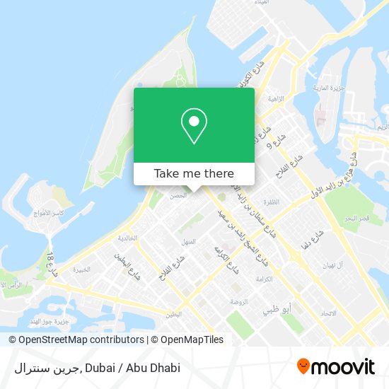 جرين سنترال map