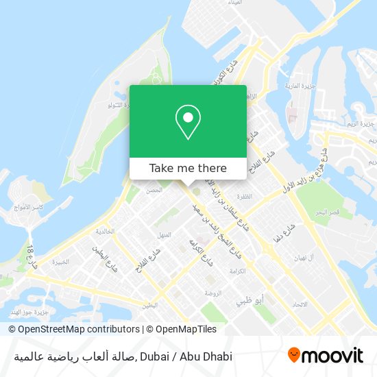 صالة ألعاب رياضية عالمية map