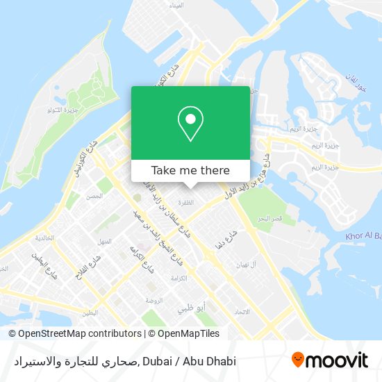 صحاري للتجارة والاستيراد map