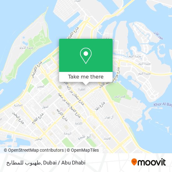 طهبوب للمطابخ map