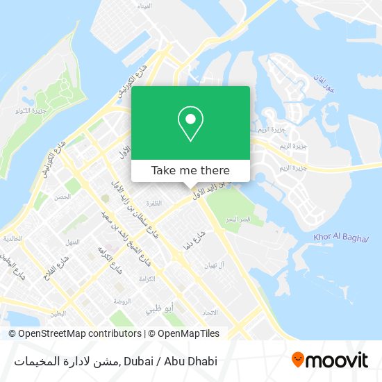 مشن لادارة المخيمات map