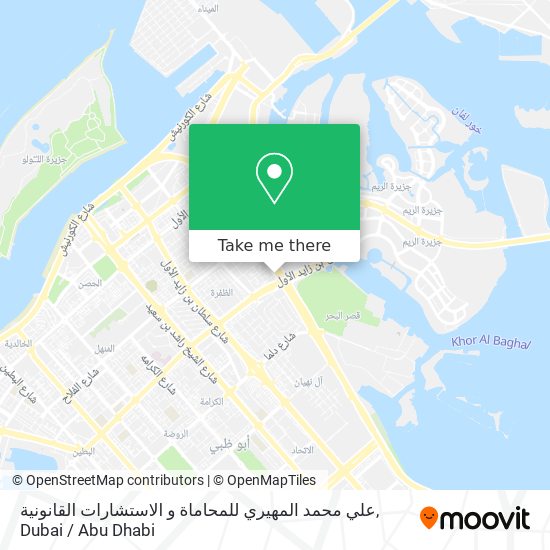 علي محمد المهيري للمحاماة و الاستشارات القانونية map