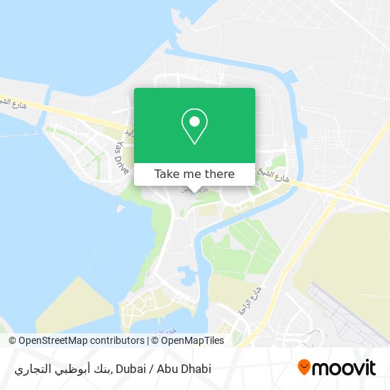 بنك أبوظبي التجاري map