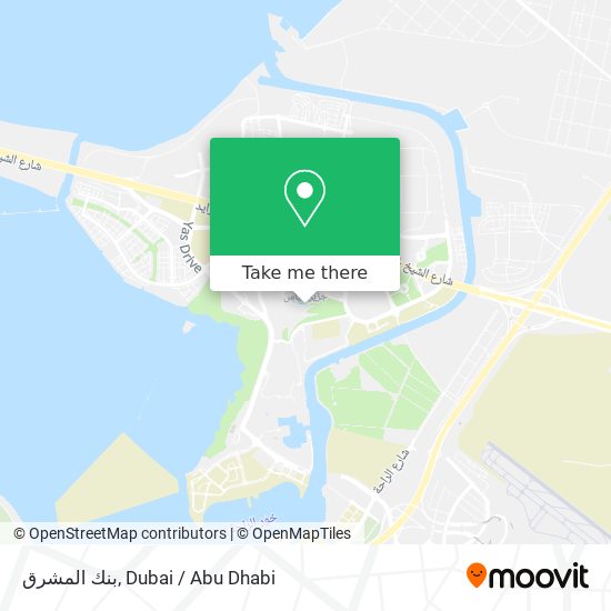 بنك المشرق map