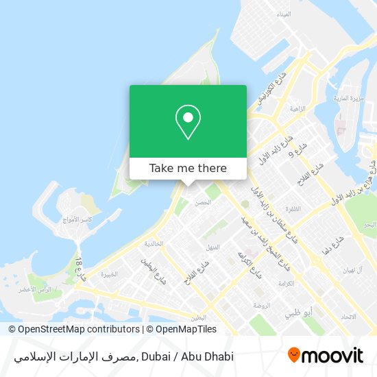 مصرف الإمارات الإسلامي map