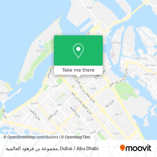 مجموعة بن فرهود العالمية map