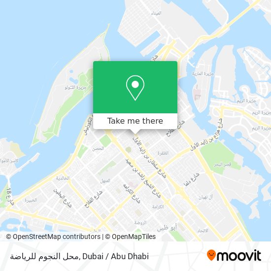 محل النجوم للرياضة map