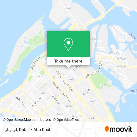 لو ديبار map