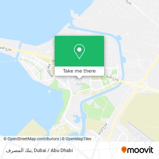 بنك المصرف map