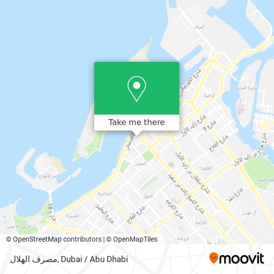 مصرف الهلال map