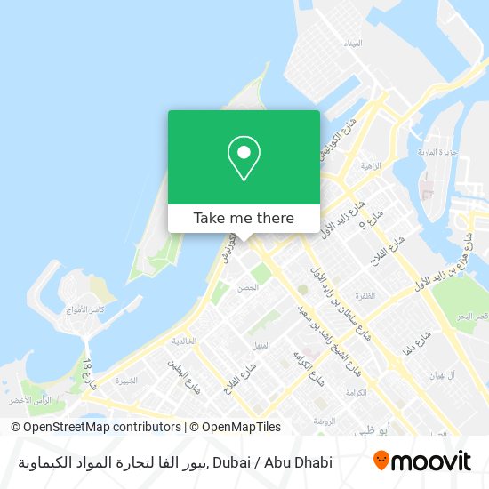 بيور الفا لتجارة المواد الكيماوية map