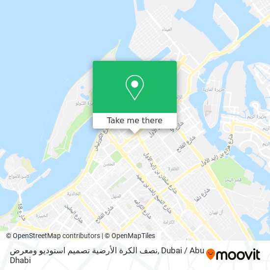 نصف الكرة الأرضية تصميم استوديو ومعرض map