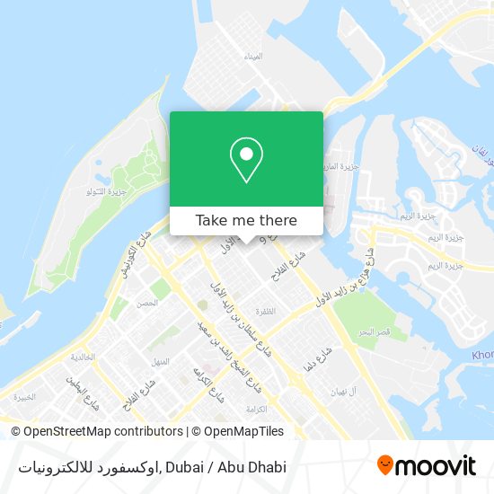 اوكسفورد للالكترونيات map