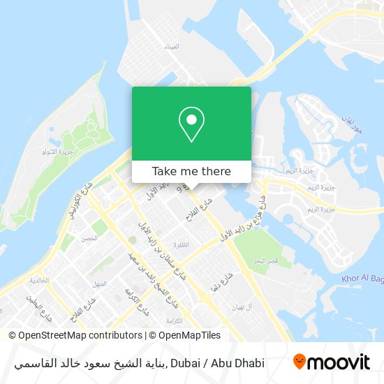 بناية الشيخ سعود خالد القاسمي map