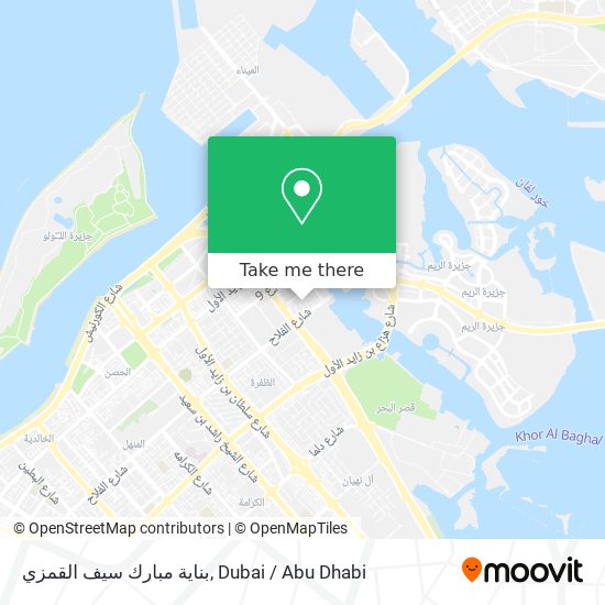بناية مبارك سيف القمزي map