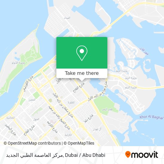 مركز العاصمة الطبي الجديد map