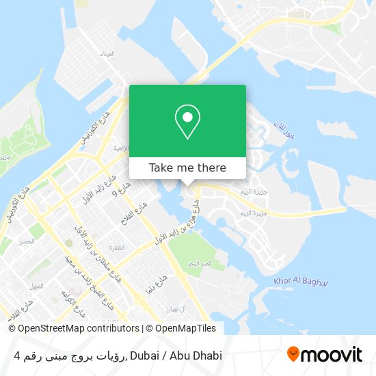 رؤيات بروج مبنى رقم 4 map