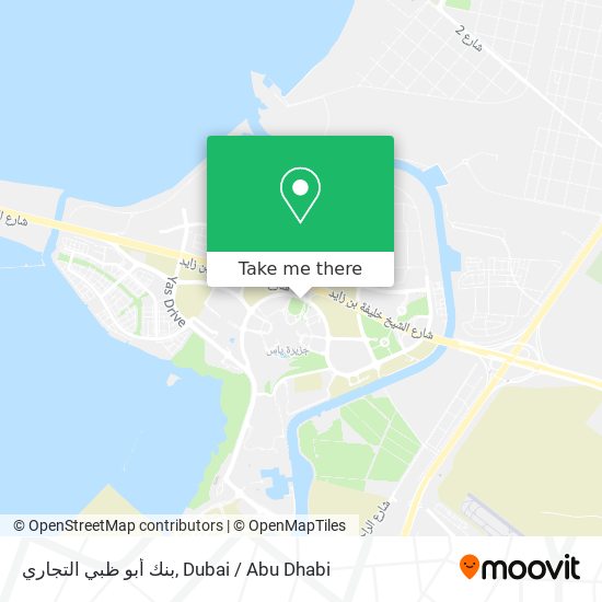 بنك أبو ظبي التجاري map