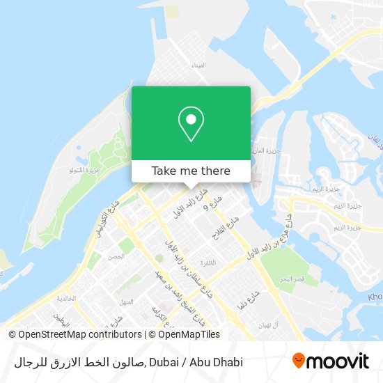 صالون الخط الازرق للرجال map