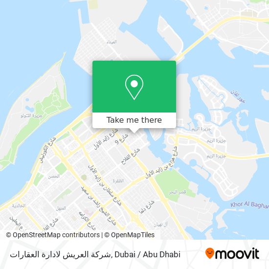 شركة العريش لادارة العقارات map