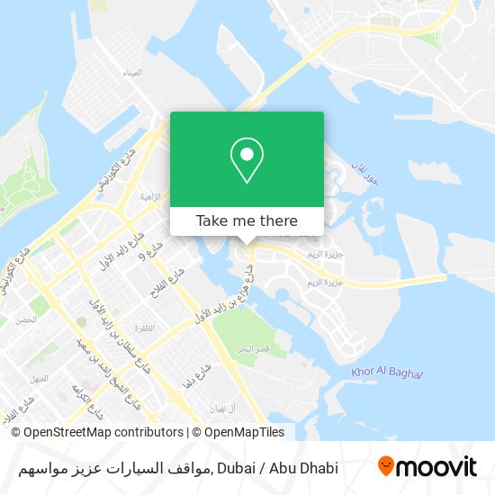 مواقف السيارات عزيز مواسهم map