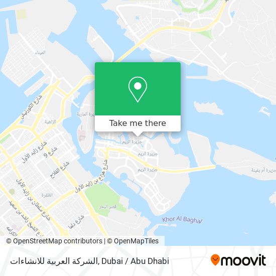 الشركة العربية للانشاءات map