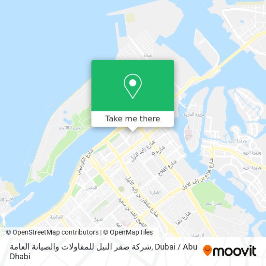 شركة صقر النيل للمقاولات والصيانة العامة map