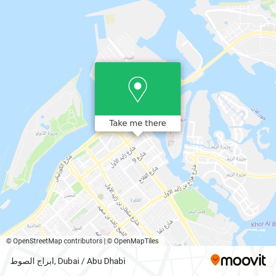 ابراج الصوط map