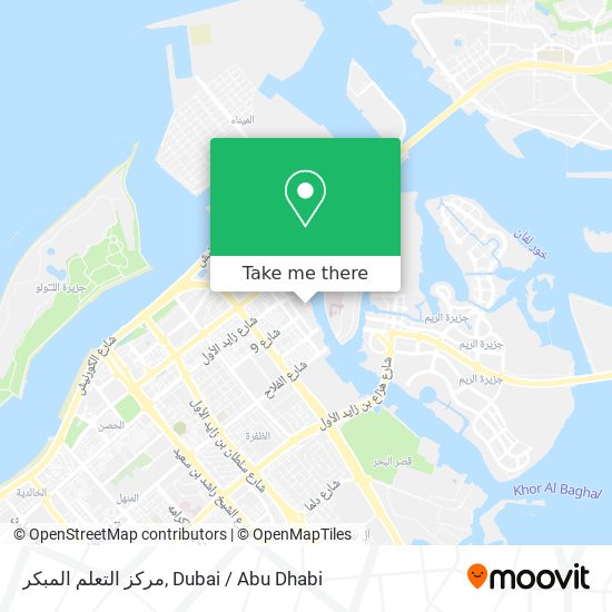 مركز التعلم المبكر map